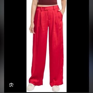 A New Day Vibrant Red satin pants